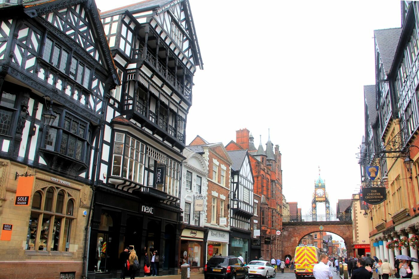 Nel cuore della vecchia Inghilterra - Chester - Case a graticcio del centro storico