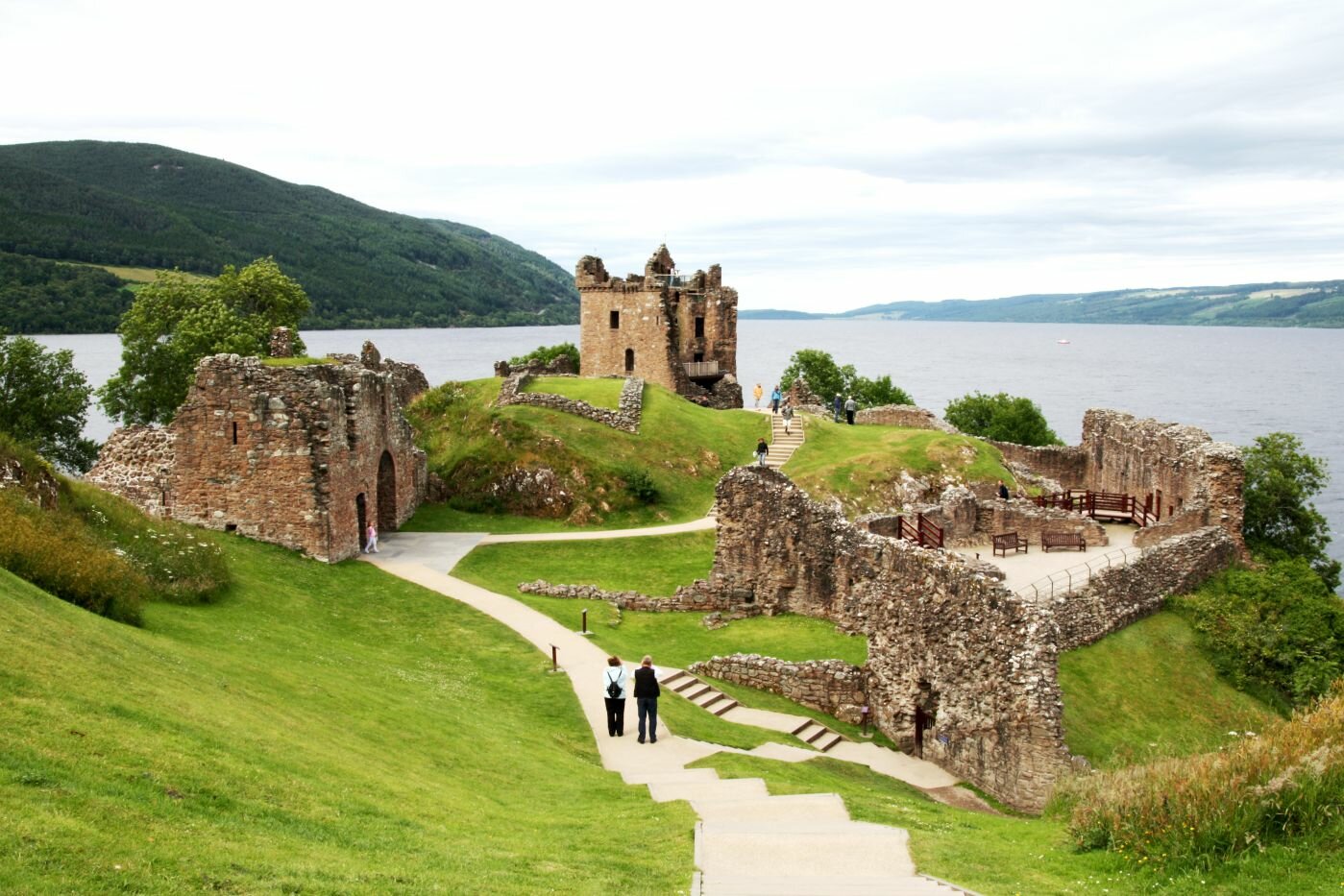 La Scozia occidentale fra Lowlands e Highlands - Urquhart - Castello